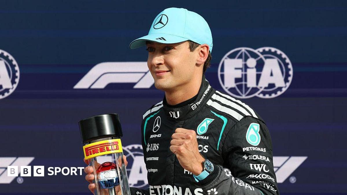 Russell takes pole position for Dutch GP sprint race