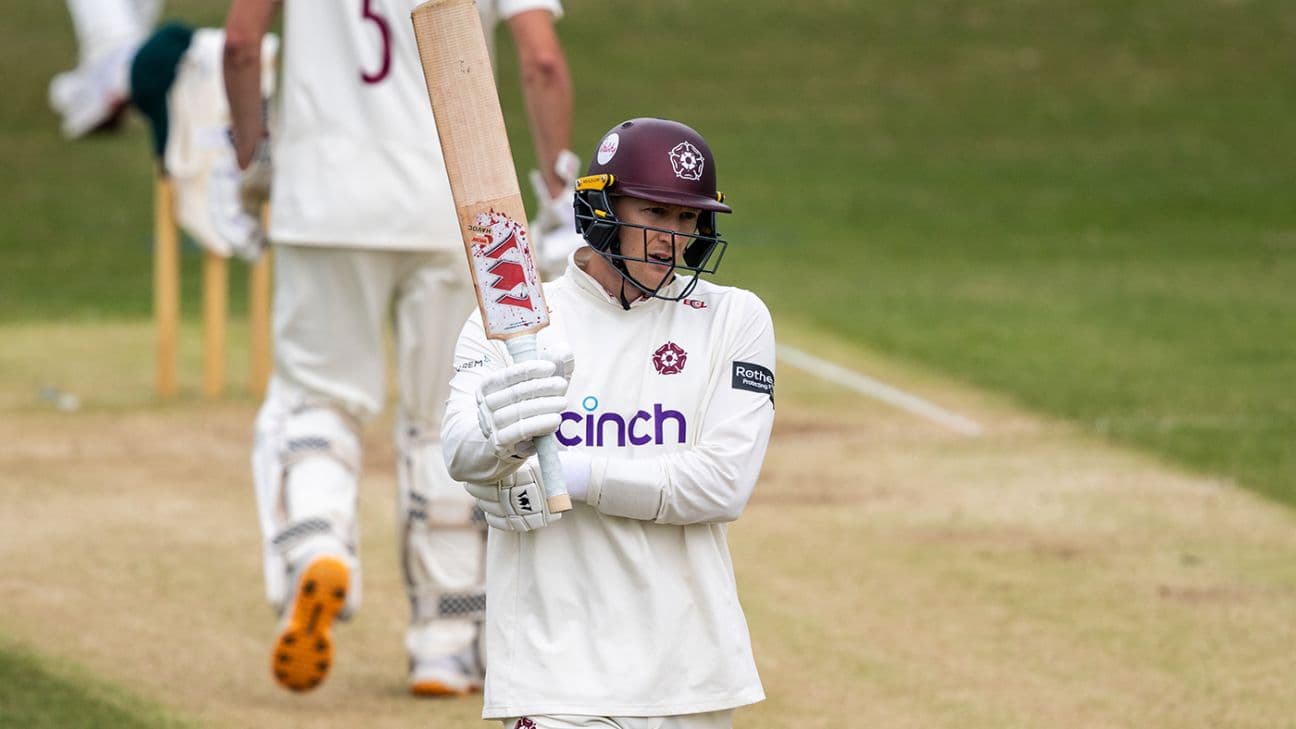 Bartlett battles to give Northants a fighting chance at Old Trafford