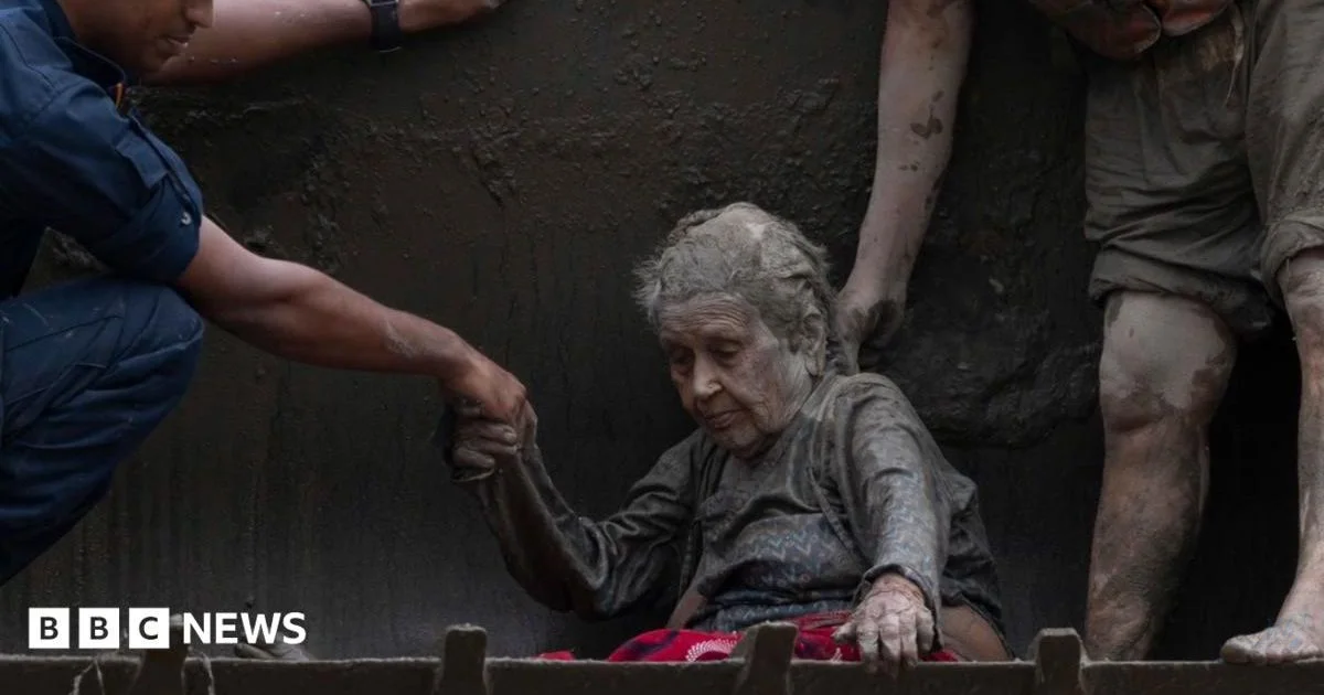 97-Year-Old Woman Rescued After Devastating Nepal Floods